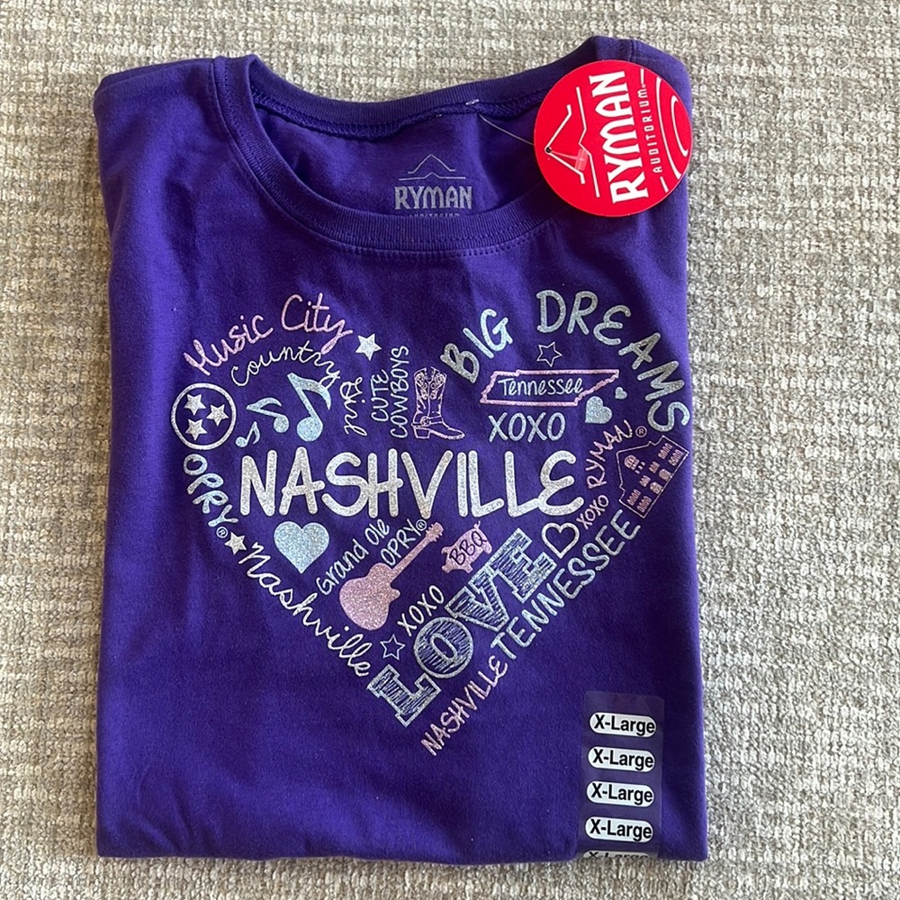Short sleeve t-shirt Nashville Ryman X-Large youth